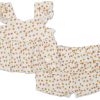 Baby Girls 2 Pc Floral Print Shorts Set