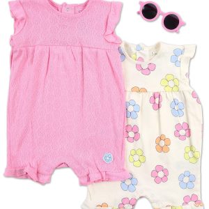Baby Girls 3 Pc Shortsall Set