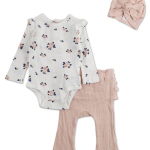 Baby Girls 3 Pc Pants Set