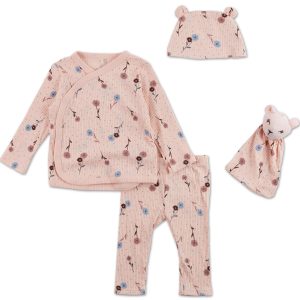 Baby Girls 4 Pc Pants Set