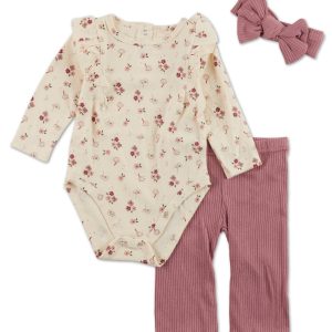 Baby Girls 3 Pc Pants Set