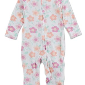 Baby Girls Floral Print Sleeper