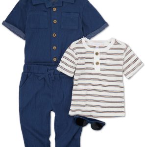 Baby Boys 3 Pc Pants Set