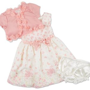 Baby Girls 3 Pc Dress Set