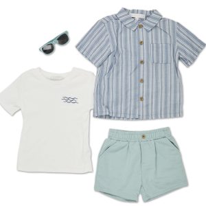 Toddler Boys 4 Pc Shorts Set