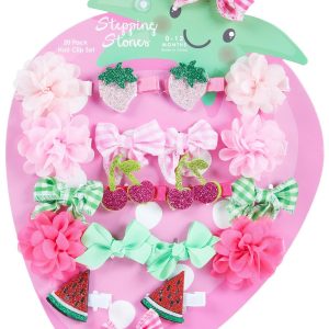 20 Pk Hair Clip Set