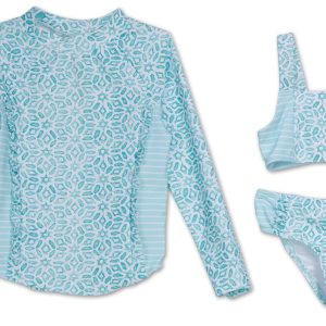 Toddler Girls 3 Pc Swimsuit Set