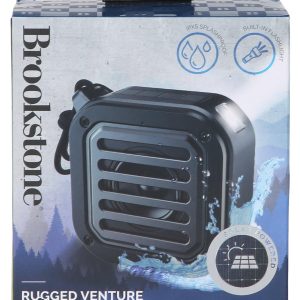 Portable Solar Powered Speaker w/ Flashlight