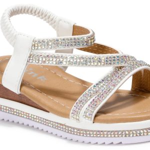 Toddler Girls Rhinestone Wedge Heels