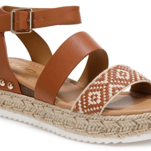 Girls Double Band Espadrille Sandals