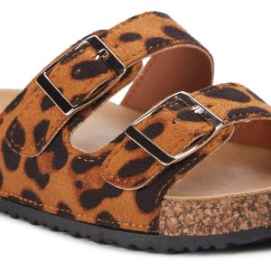 Girls Double Band Footbed Sandals