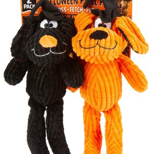 2 Pk 14 in Halloween Squeaky Dog Toy