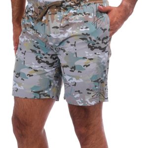 Men's Outdoor Camo Print Shorts