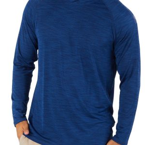 Men's Active Space Dye Hooded Pullover