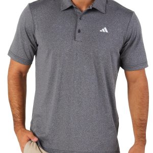 Men's Heather Performance Golf Polo
