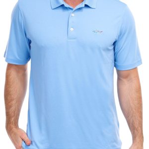 Men's Active Solid Golf Polo Shirt