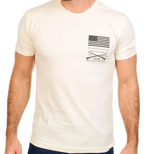 Men's Solid Graphic Logo Tee